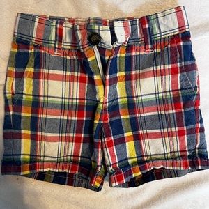 Toddler Madras Shorts